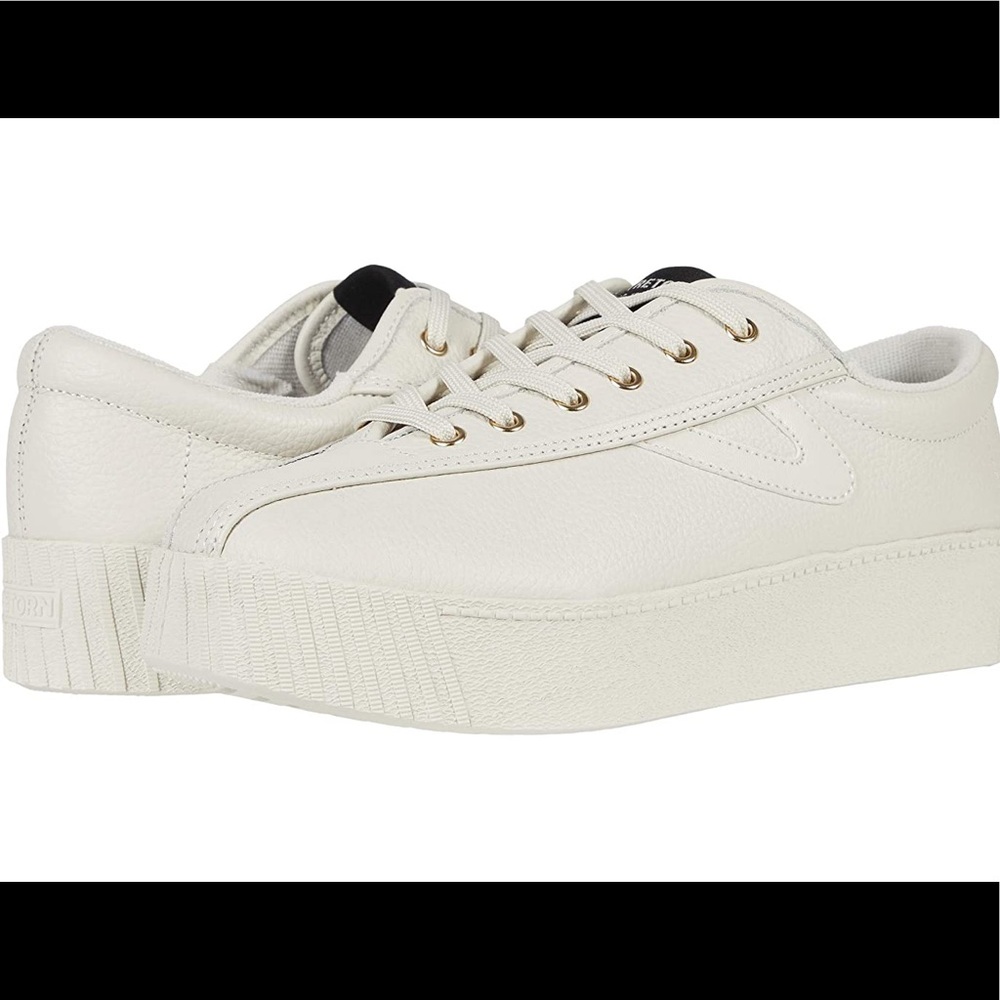 Leather Tretorn Nylite Bold Platform Sneakers